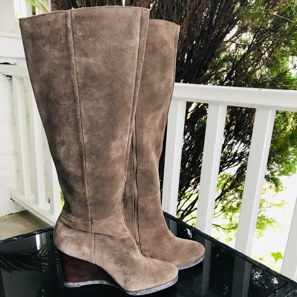 Franco Sarto Shoes - Franco Sarto suede wedge boots